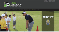Desktop Screenshot of johnbierkan.com