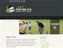 Tablet Screenshot of johnbierkan.com